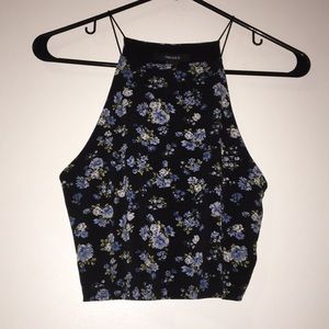 Floral elegant sleeveless top